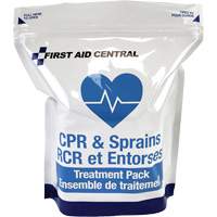 9-Piece CPR & Sprains Refill Pack for Emergency Response First Aid Kit Kelford