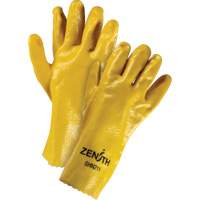 Gants &agrave; fini rugueux et r&eacute;sistants aux produits chimiques, Taille 9, 12" lo, PVC, Doublure en Interlock, 47-mil Kelford