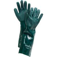 Gants verts &agrave; double enduit, 18" lo, PVC, Doublure en Jersey de coton, 70 mils Kelford