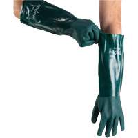Gants verts &agrave; double enduit, 18" lo, PVC, Doublure en Jersey de coton, 70 mils Kelford