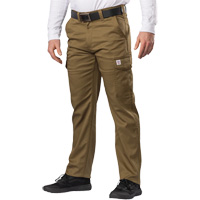 Pantalon cargo Big Flex, Poly-coton/Spandex, Vert olive militaire, Taille 46, Entrejambe 30 Kelford
