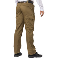 Pantalon cargo Big Flex, Poly-coton/Spandex, Vert olive militaire, Taille 46, Entrejambe 30 Kelford