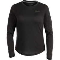 FREEFLEX Long-Sleeve Hybrid T-Shirt, Women's, X-Small, Black Kelford