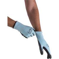 Eco-Friendly Stretch Cut-Resistant Gloves, Size 9, 13 Gauge, Polyurethane Coated, HPPE/RPET Shell, ASTM ANSI Level A3 Kelford