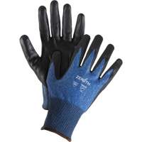 Gants l&eacute;gers et haute dext&eacute;rit&eacute; r&eacute;sistants &agrave; la coupe, Taille 8, Calibre 18, Rev&ecirc;tement Mousse de nitrile, Enveloppe en Acier inoxydable/PEHP/Tungst&egrave;ne, ASTM ANSI niveau A9 Kelford