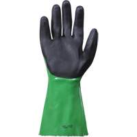 SolvStop Chemical-Resistant Gloves, Size 7, 12" L, PVC Kelford