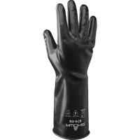 874 Chemical-Resistant Gloves, Size Small/7, 14" L, Butyl Rubber, 13.78-mil Kelford