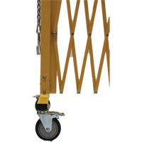 Barri&egrave;re extensible, 84" h x 20' lo, Jaune Kelford