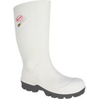 Boss&reg; Footwear Food Processing Boot, Polyurethane, Steel Toe, Size 4, Impermeable Kelford