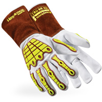 HeatArmor&reg; 5056IMP Welding Gloves, Grain Goatskin, Size X-Small Kelford