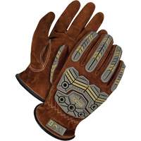 Gants de conducteur classiques r&eacute;versibles &agrave; grain, T-petit, Paume en Cuir fleur de porc Kelford