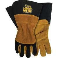 Black Velvet Mig/Stick Welding Gloves, Grain Elkhide, Size Small Kelford