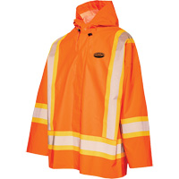 R804 Hurricane Rain Jacket, Small, High Visibility Orange Kelford