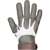 MMG Food Safe Metal Chainmail Gloves, Size 2X-Small, Stainless Steel Shell, ASTM ANSI Level A9 Kelford