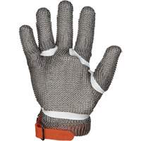 MMG Food Safe Metal Chainmail Gloves, Size 2X-Small, Stainless Steel Shell, ASTM ANSI Level A9 Kelford