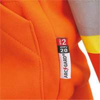 Heavyweight Safety Hoodie, Women's, X-Small, High Visibility Orange Kelford