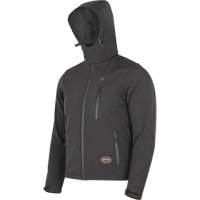 Heated Soft-Shell Jacket, Men's, Small, Black Kelford