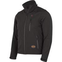 Heated Soft-Shell Jacket, Men's, Small, Black Kelford