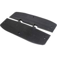 Speed Hump End Caps, Rubber, 2' L x 16" W x 1-1/4" H Kelford