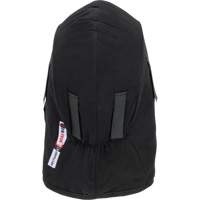 Pioneer 766A Flame-Resistant Quilted Hard Hat Liner with Detachable Mouthpiece, Black/Grey, Cotton/FR-Tech&reg;/Modacrylic/Nylon Kelford