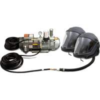 2-Worker DEFENDER Supplied Air Shield & Helmet System Kelford