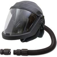 DEFENDER Supplied Air Respirator Shield & Helmet with No Flow Valve, Universal, Facepiece Kelford