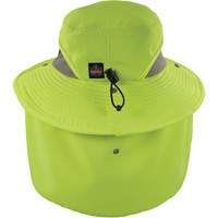 Chill-Its 8934 Ranger Hat with Neck Shade, Small/Medium, Hi-Vis Lime Kelford