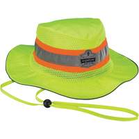GloWear 8935 Ranger Sun Hat, Small/Medium, High Visibility Lime-Yellow, Polyester Kelford