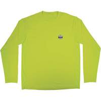 Chemise de refroidissement &agrave; manches longues avec protection solaire et UV Chill-Its 6689, Jaune lime haute visibilit&eacute;, Petit Kelford