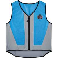 Chill-Its 6667 Wet Evaporative Cooling Vest with Zipper Closure, Medium, Blue Kelford
