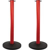 Industrial Stanchion, 37" High, Red Kelford