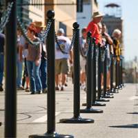 Plastic Barrier Chain, Green Kelford