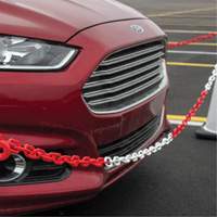 Bicolour Plastic Barrier Chain, Green/White Kelford