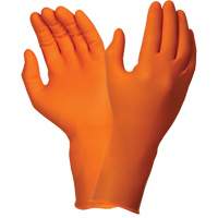 Gants jetables TOUCHNTUFF 93-800, 6,5/7, Latex/N&eacute;opr&egrave;ne/Nitrile, 23,6-mils, Sans poudre, Orange Kelford
