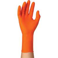 Gants jetables TOUCHNTUFF 93-800, 6,5/7, Latex/N&eacute;opr&egrave;ne/Nitrile, 23,6-mils, Sans poudre, Orange Kelford