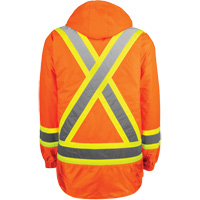 High-Visibility 7-in-1 Jacket, Polyester, High Visibility Orange, X-Small Kelford