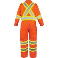 Combinaison non doubl&eacute;e haute visibilit&eacute;, Petit, Orange haute visibilit&eacute; Kelford