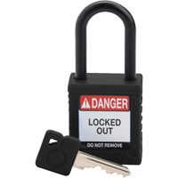 Cadenas de s&eacute;curit&eacute; Velocity, Cadenas de s&eacute;curit&eacute;, Cl&eacute;s diff&eacute;rentes, Nylon, Largeur de 1-1/2" Kelford