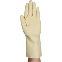 Gants naturels et l&eacute;gers AlphaTec 87-137, Taille 7, 11,8" lo, Latex de caoutchouc, 16 mils Kelford