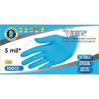 Gants jetables 34600, Petit, Nitrile, 5 mils, Sans poudre, Bleu Kelford