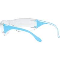 Lunettes de s&eacute;curit&eacute; bleu/blanc Adapt Lite, Lentille Transparent, Antibu&eacute;e/Anti-&eacute;gratignures, ANSI Z87+/R&eacute;pond ou surpasse la norme CSA Z94.3 Kelford