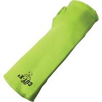 Manchette r&eacute;sistante &agrave; la coupe avec ouverture pour le pouce Cut-X, Fibre de verre/Poly&eacute;thyl&egrave;ne, 10", ASTM ANSI niveau A4, Lime haute visibilit&eacute; Kelford