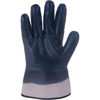 Horizon&reg; Navy Gloves with Pasted Cuffs, Medium, Nitrile Coating, Jersey/Cotton Shell Kelford