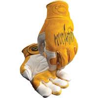 Caiman&reg; Premium TIG/MIG Welder's Gloves with Hook & Loop Closure, Split Cowhide, Size Medium Kelford