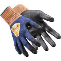 Helix&reg; 3052 Thin Work Gloves, 6/X-Small, 21 Gauge, Polyurethane Coated, ASTM ANSI Level A4/EN 388 Level D Kelford