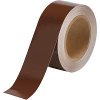 Pipe Marker Tape, 90', Brown Kelford
