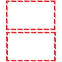 WHMIS Labels 200/Pkg, Paper, Roll, 4-3/4" L x 8-1/2" W Kelford