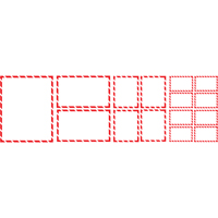 WHMIS Labels 400/Pkg, Paper, Roll, 5-1/2" L x 4-1/4" W Kelford