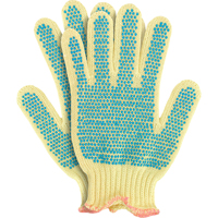 Gants en tricot avec pois, Taille Petit/7, Calibre 7, Rev&ecirc;tement PVC, Enveloppe en Kevlar, ANSI/ISEA 105 niveau 2 Kelford