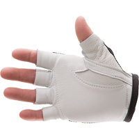 Anti-Impact Left-Hand Glove, X-Small, Goatskin/Split Leather Palm, Hook & Loop Cuff Kelford